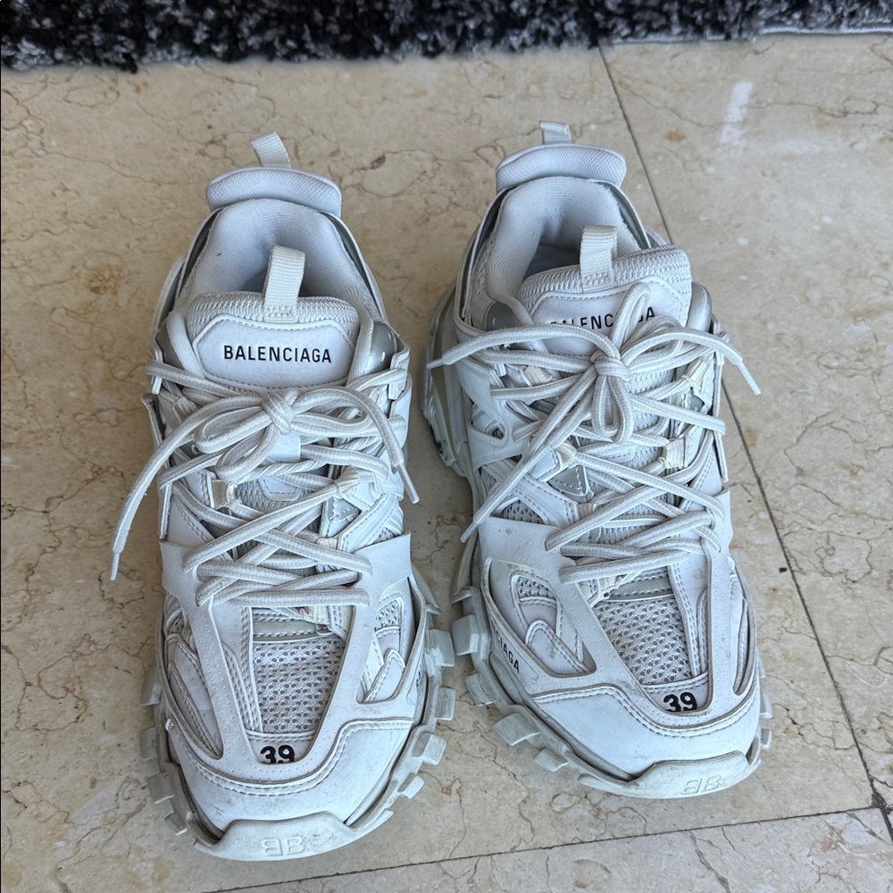 Balenciaga Off-White Athletic Sneakers